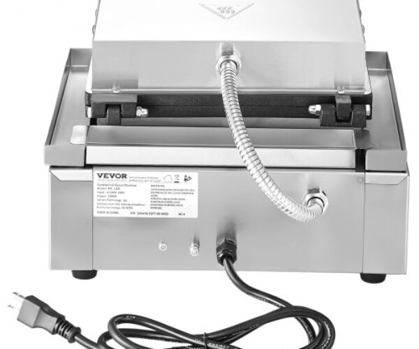 Elektromos Kétoldalas Fánksütő 12 Lyukú 1550 W