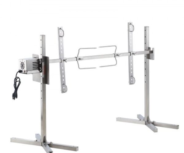 Elektromos Rozsdamentes Acél Forgató Grillkészlet 1168 mm 41 kg