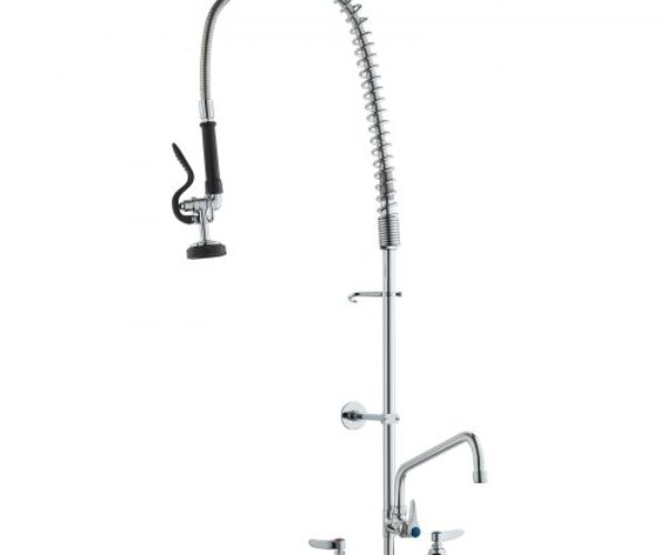 Falra Szerelhető Konyhai Csaptelep Előöblítő Permetezővel 1118 mm 203 mm 305 mm