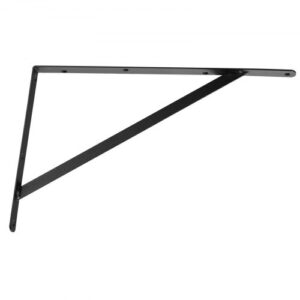 Fekete Acél Polckonzol 457 x 305 mm