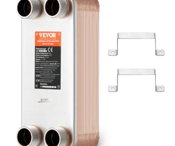 Forrasztott Lemezes Hőcserélő 30 Lemezes 127×305 mm