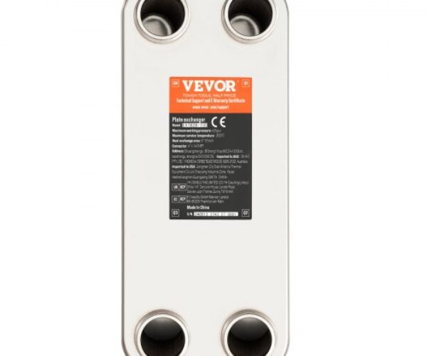 Forrasztott Lemezes Hőcserélő Réz-316L 127×305 mm