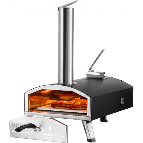 Hordozható Kültéri Pellet Pizza Sütő 305 mm