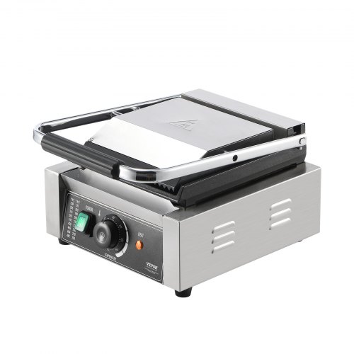 Kereskedelmi Elektromos Grill Szendvicssütő 229x229 mm - Image 4