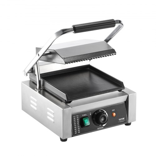 Kereskedelmi Elektromos Grill Szendvicssütő 229x229 mm - Image 5