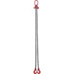 Kétágú G80 Emelőlánc Kapaszkodóhorgokkal 8×152 mm 2994 kg