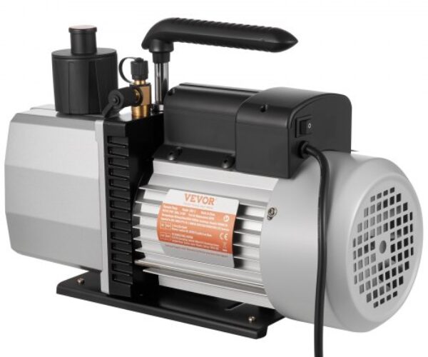 Kétfokozatú Forgólapátos Vákuumszivattyú 13,6 m3/h 15 µm 0,55 kW