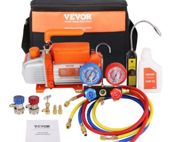 Klíma Vákuumszivattyú Elosztócső Mérőkészlet 6,8 m3/h