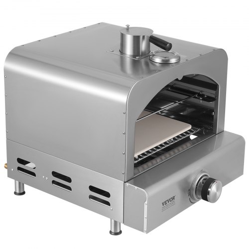 Kültéri Gáz Pizzasütő Rozsdamentes Acél 279 mm - Image 4
