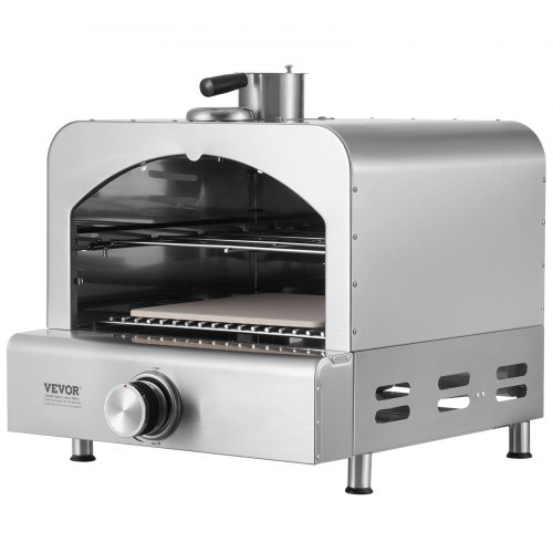 Kültéri Gáz Pizzasütő Rozsdamentes Acél 279 mm - Image 5