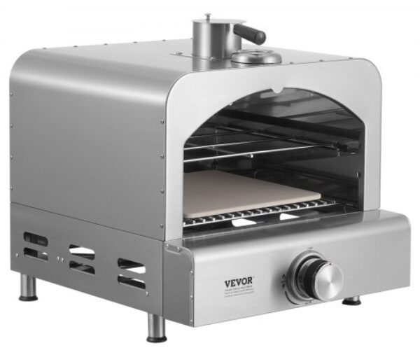 Kültéri Gáz Pizzasütő Rozsdamentes Acél 279 mm