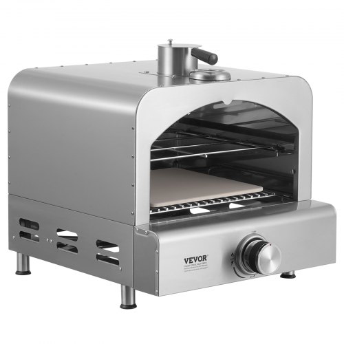 Kültéri Gáz Pizzasütő Rozsdamentes Acél 279 mm