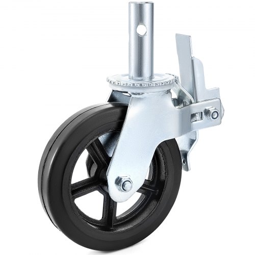 Nehéz Teherbírású Forgó Görgő Kettős Retesszel 203x51 mm - Image 4