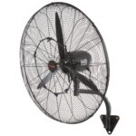 Oszcilláló Fali Ködventilátor Fém Háromsebességes 749 mm