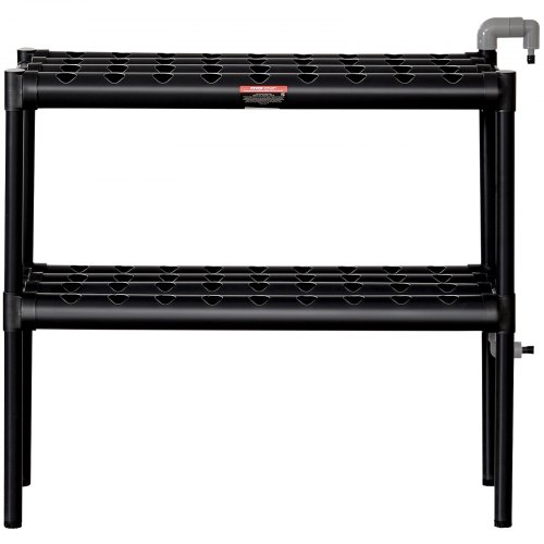 Oszlopos Hidroponikus PVC Termesztőrendszer 72 Lyukú Kétszintes - Image 3