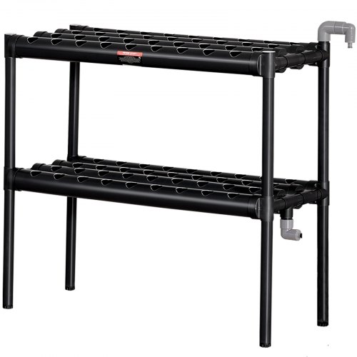 Oszlopos Hidroponikus PVC Termesztőrendszer 72 Lyukú Kétszintes - Image 4