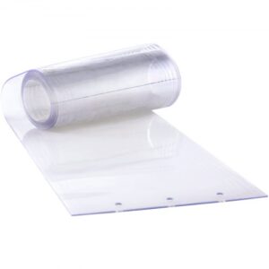 PVC Csíkos Ajtófüggöny Hűtő-Fagyasztóhoz Átlátszó 2438 x 2438 mm