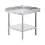 Rozsdamentes Acél Előkészítő Munkaasztal 610x610 mm