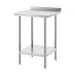 Rozsdamentes Acél Előkészítő Munkaasztal 610x610 mm
