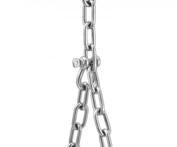 Rozsdamentes Acél Horgonylánc Két Bilinccsel 6,35×101,6 mm