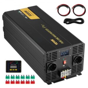 Tiszta Szinusz Inverter LCD 5000 W